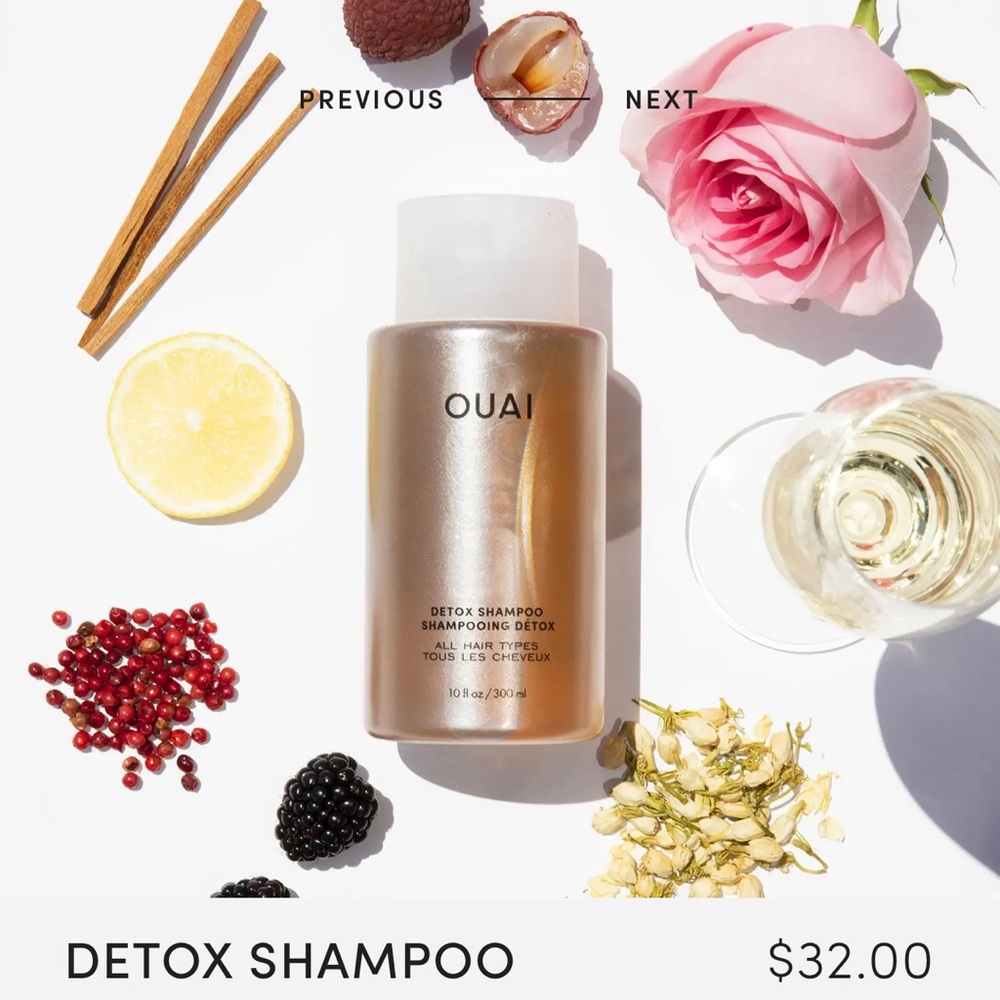 OUAI Detox Shampoo - Gold